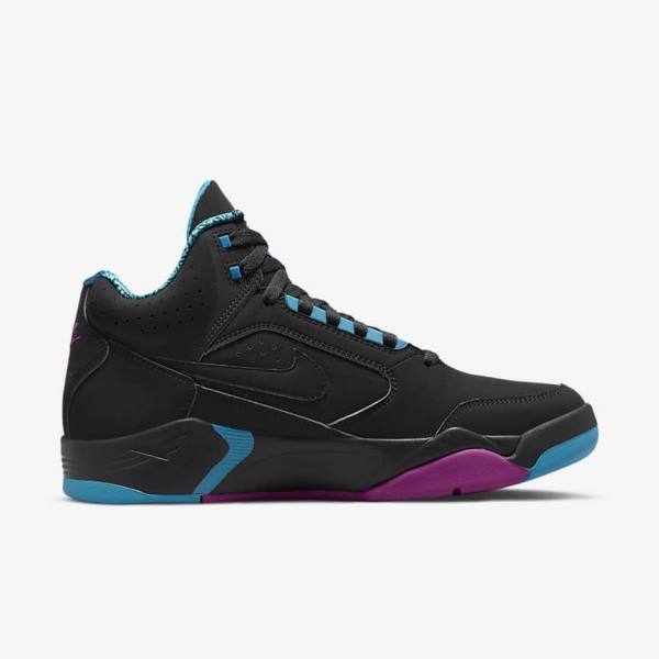 Zapatillas Nike Air Flight Lite Mid Hombre Negras Turquesa Rojas Moradas Negras | NK390VWD