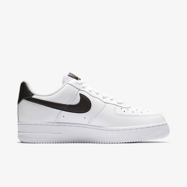 Zapatillas Nike Air Force 1 07 Mujer Blancas Negras Blancas | NK659SPW