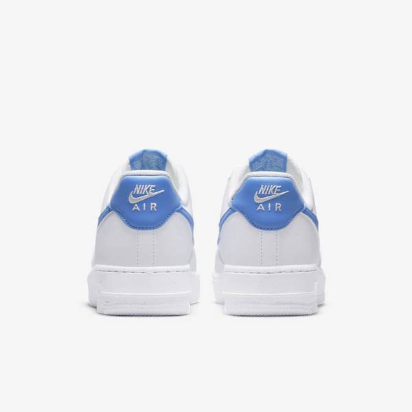 Zapatillas Nike Air Force 1 07 Next Nature Mujer Blancas Metal Plateadas Azules | NK703RKC