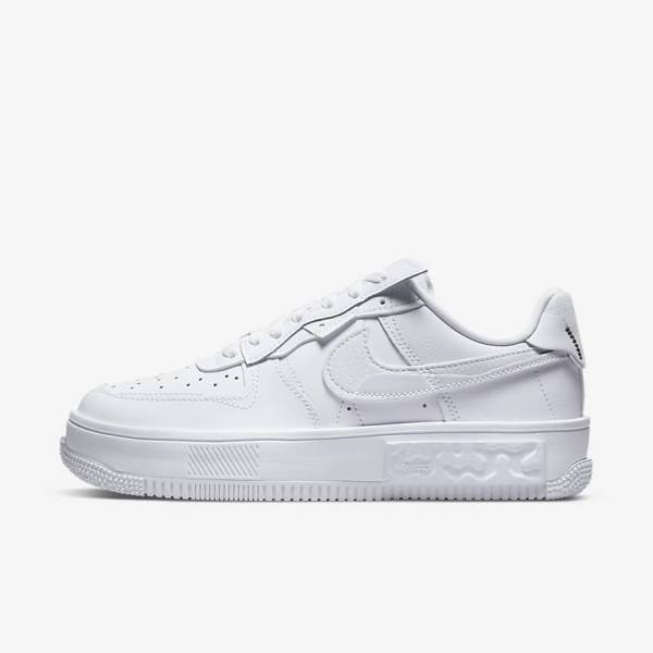 Zapatillas Nike Air Force 1 Fontanka Mujer Blancas | NK834VFK