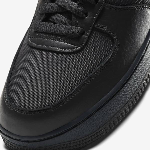 Zapatillas Nike Air Force 1 GTX Hombre Gris Oscuro Negras | NK375DGP