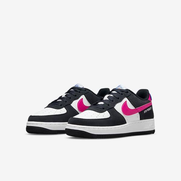 Zapatillas Nike Air Force 1 LV8 Older Niños Blancas Rosas | NK692DTN