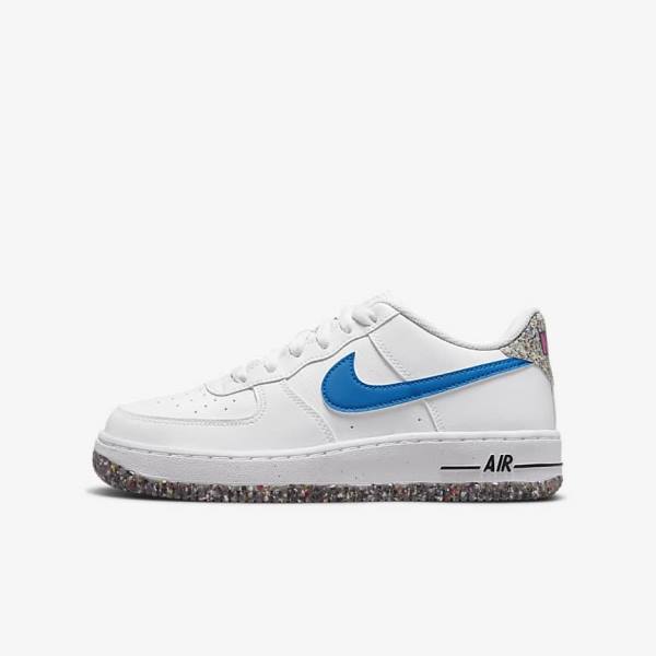 Zapatillas Nike Air Force 1 LV8 Older Niños Blancas Verde Menta Rosas Azules Claro | NK870OBN