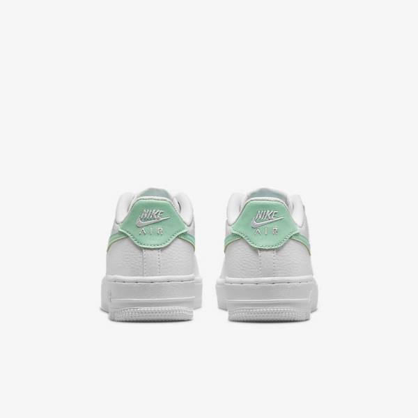 Zapatillas Nike Air Force 1 Older Niños Blancas Verde Menta | NK901XJF