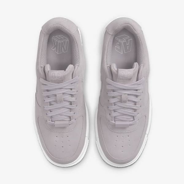 Zapatillas Nike Air Force 1 Pixel Mujer Gris Blancas Gris | NK140FCW