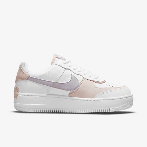 Zapatillas Nike Air Force 1 Shadow Mujer Blancas Rosas Rosas Gris | NK781HVK