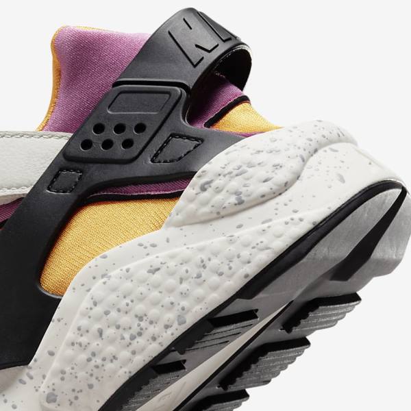 Zapatillas Nike Air Huarache Hombre Beige Claro Doradas Negras Rosas | NK870HVB