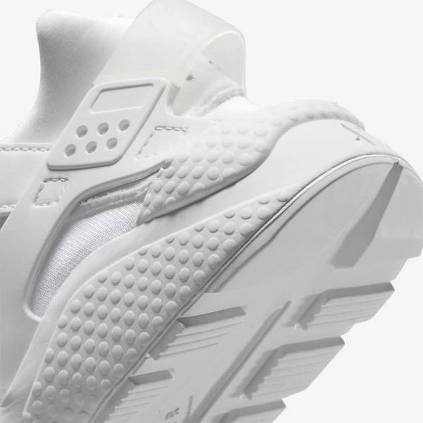 Zapatillas Nike Air Huarache Hombre Blancas Plateadas | NK325VNX