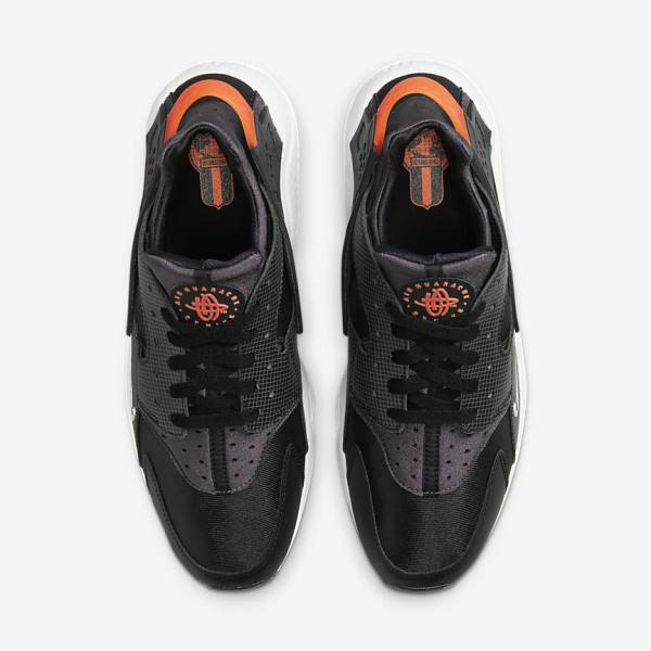 Zapatillas Nike Air Huarache Hombre Negras Naranjas Gris Blancas | NK027VJI