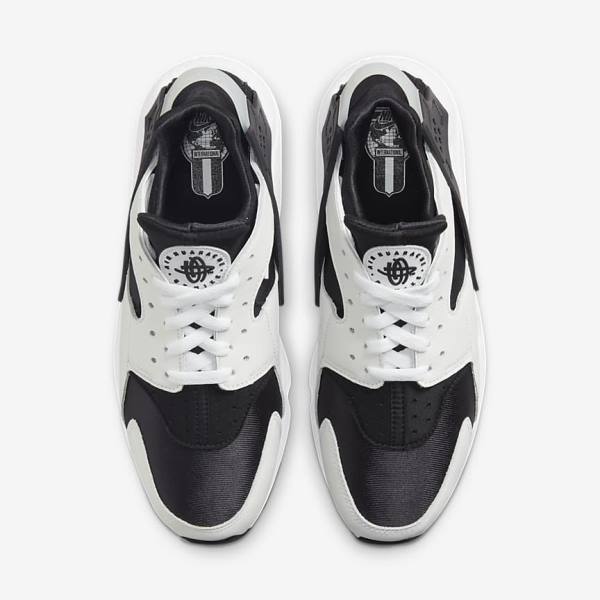 Zapatillas Nike Air Huarache Hombre Negras Blancas | NK273WMV