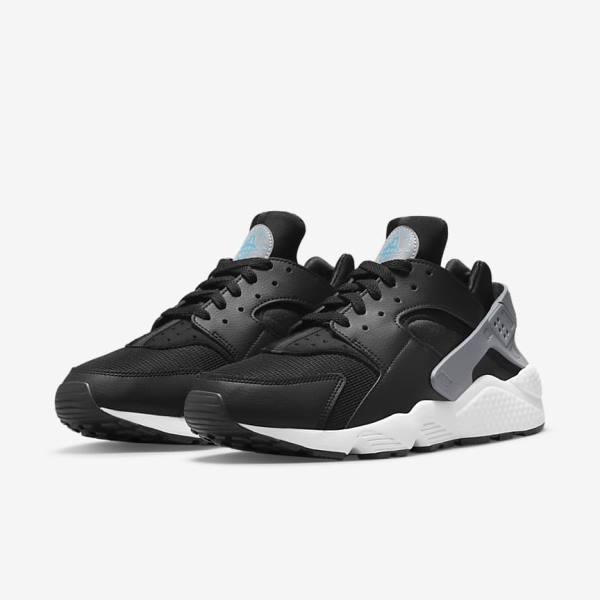 Zapatillas Nike Air Huarache J22 Hombre Negras Gris Blancas | NK284PBJ