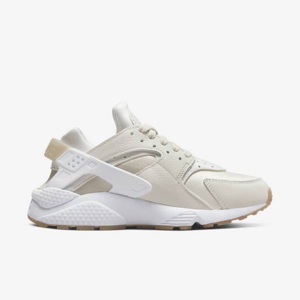 Zapatillas Nike Air Huarache Mujer Kaki Marrones Claro Blancas | NK794JBT