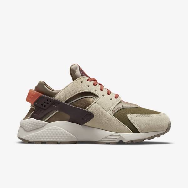 Zapatillas Nike Air Huarache SP Mujer Kaki Burdeos | NK893GCX