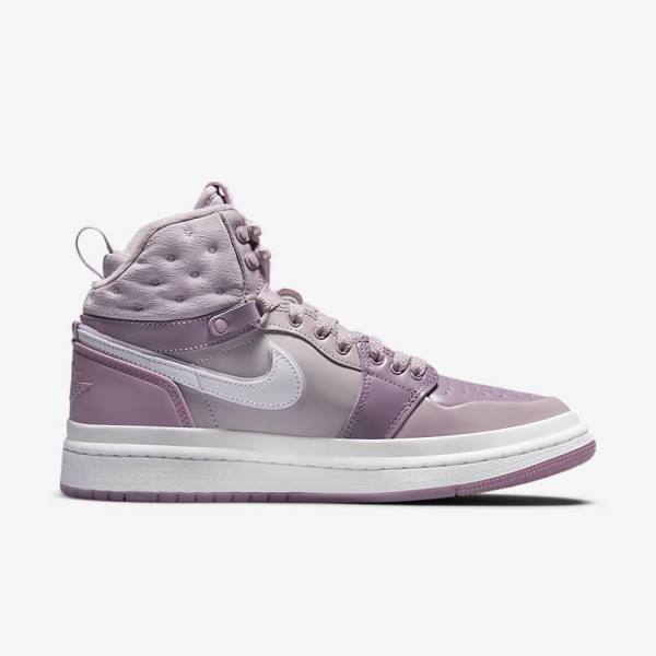 Zapatillas Nike Air Jordan 1 Acclimate Mujer Moradas Gris Blancas | NK376LRM