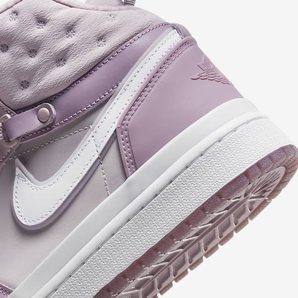 Zapatillas Nike Air Jordan 1 Acclimate Mujer Moradas Gris Blancas | NK376LRM