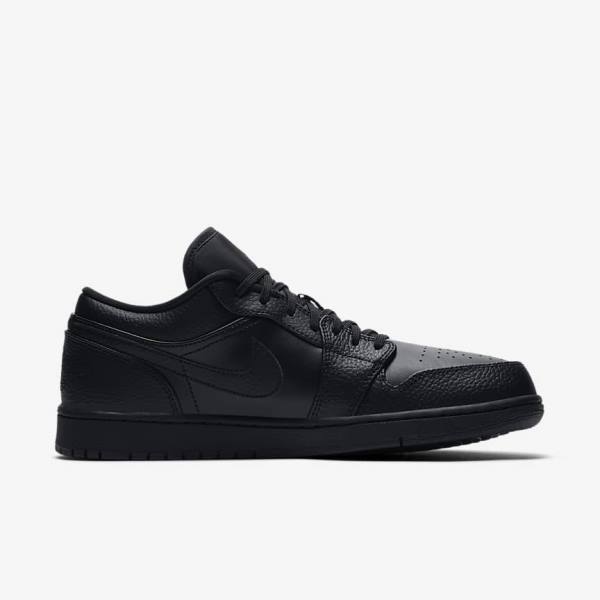 Zapatillas Nike Air Jordan 1 Low Hombre Negras | NK032HQN