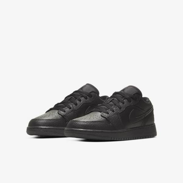 Zapatillas Nike Air Jordan 1 Low Older Niños Negras | NK827BTV