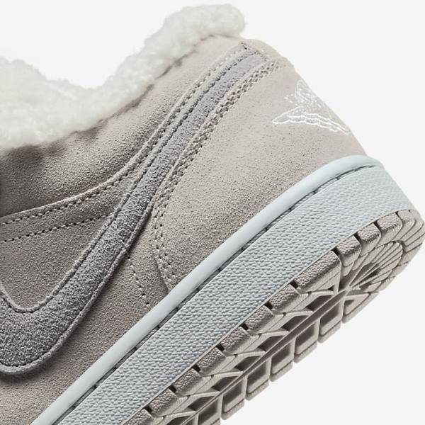 Zapatillas Nike Air Jordan 1 Low SE Mujer Gris Gris Blancas | NK493UAJ