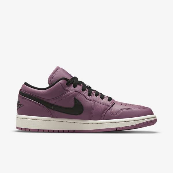 Zapatillas Nike Air Jordan 1 Low SE Mujer Beige Claro Negras | NK957FRZ