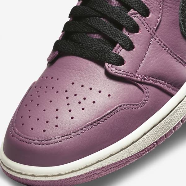 Zapatillas Nike Air Jordan 1 Low SE Mujer Beige Claro Negras | NK957FRZ