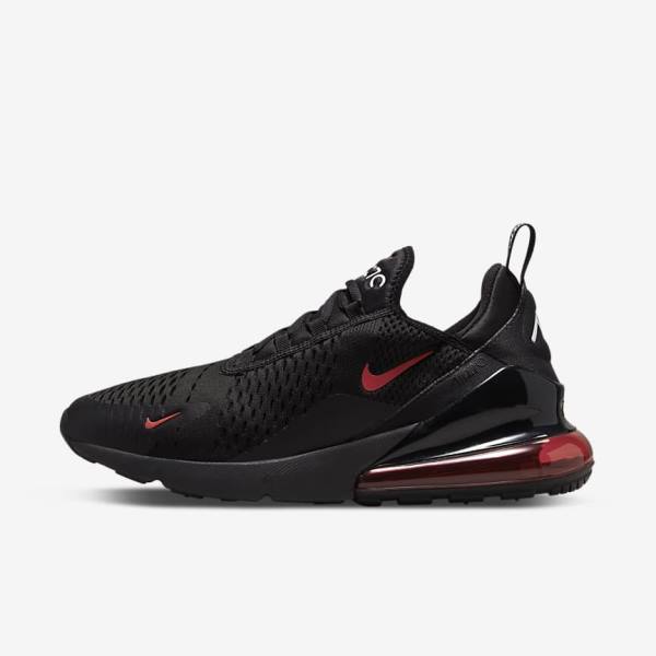 Zapatillas Nike Air Max 270 Hombre Negras Blancas Rojas | NK478SQP