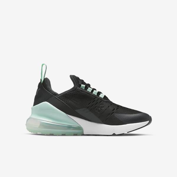 Zapatillas Nike Air Max 270 Older Niños Blancas Verde Menta Negras | NK927AUS