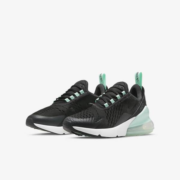 Zapatillas Nike Air Max 270 Older Niños Blancas Verde Menta Negras | NK927AUS