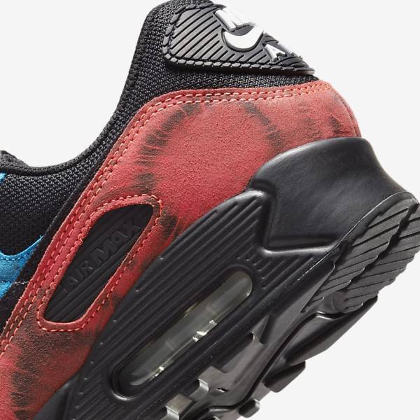 Zapatillas Nike Air Max 90 Hombre Negras Azules Rojas Blancas | NK351FVO