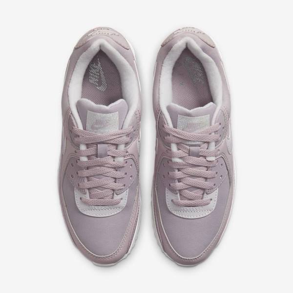 Zapatillas Nike Air Max 90 Mujer Moradas Blancas | NK204KGN