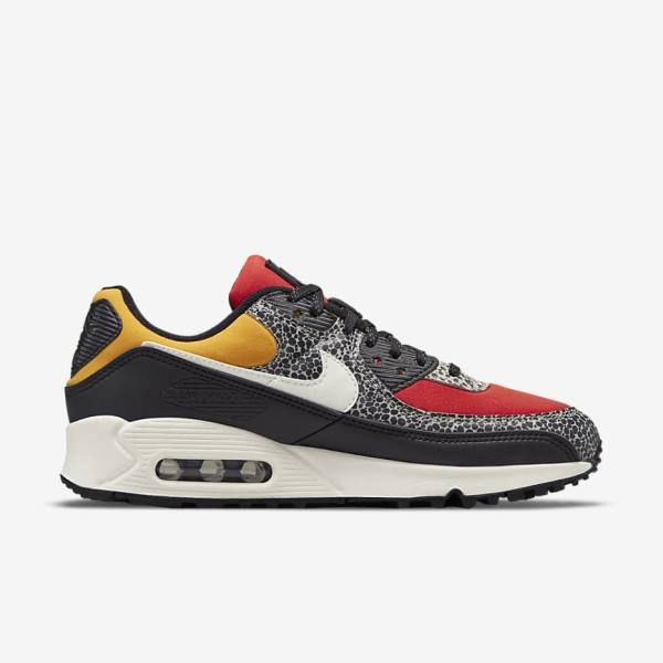 Zapatillas Nike Air Max 90 SE Mujer Negras Rojas | NK849WEV