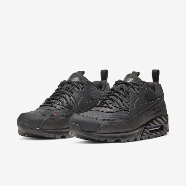 Zapatillas Nike Air Max 90 Surplus Hombre Negras | NK219PZO