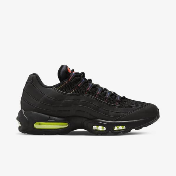 Zapatillas Nike Air Max 95 Hombre Negras Azules Rojas Claro | NK157LYB