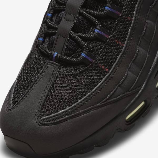 Zapatillas Nike Air Max 95 Hombre Negras Azules Rojas Claro | NK157LYB