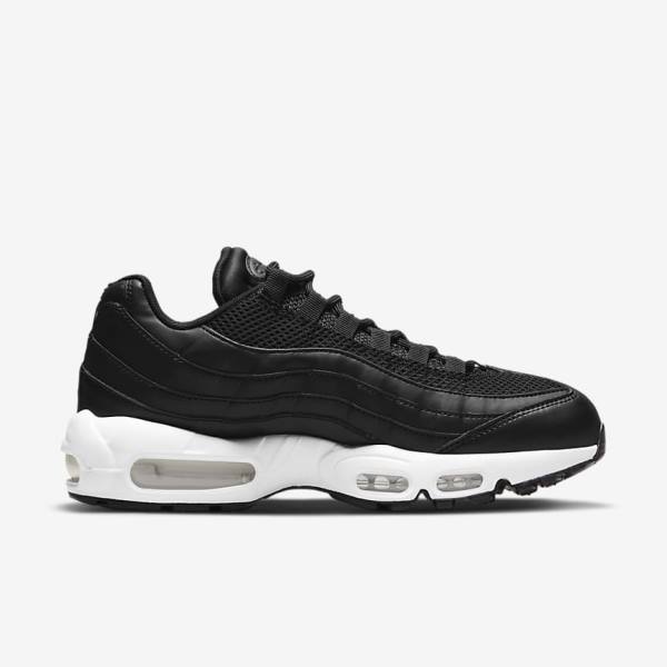 Zapatillas Nike Air Max 95 Mujer Negras Blancas | NK450BOU