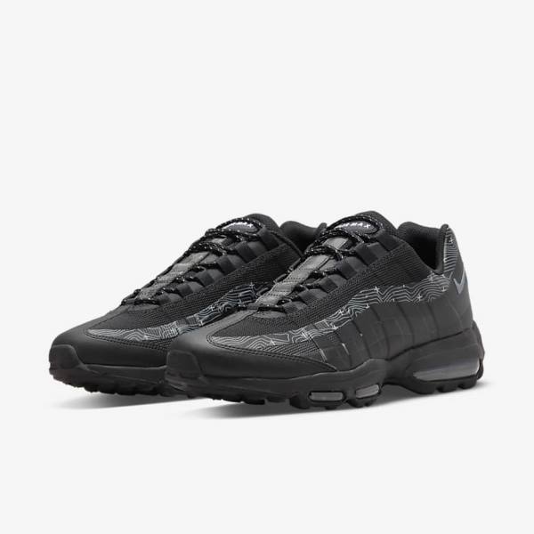 Zapatillas Nike Air Max 95 UL Hombre Negras Gris Blancas Gris | NK970ZIU