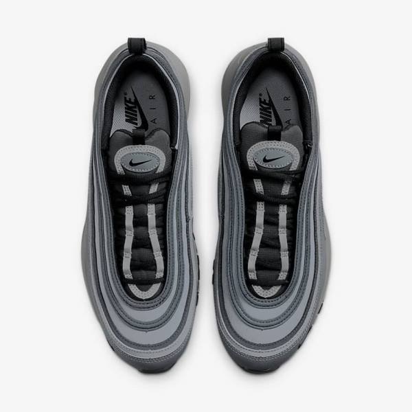 Zapatillas Nike Air Max 97 Hombre Gris Gris Oscuro Negras | NK804PUI