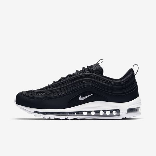 Zapatillas Nike Air Max 97 Hombre Negras Blancas | NK963QHK