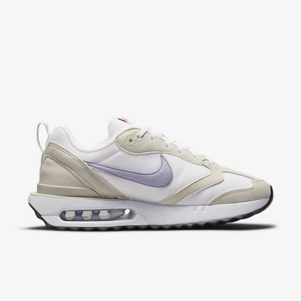 Zapatillas Nike Air Max Dawn Mujer Blancas Beige Claro Negras Moradas | NK793BPU