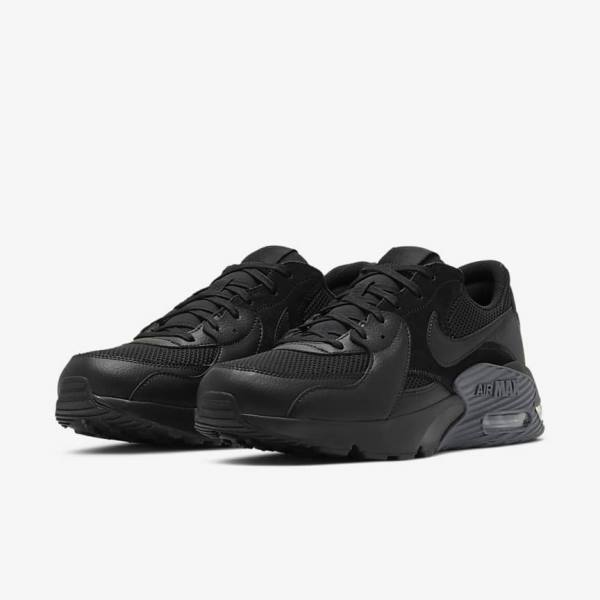 Zapatillas Nike Air Max Excee Hombre Negras Gris Oscuro | NK645KNU