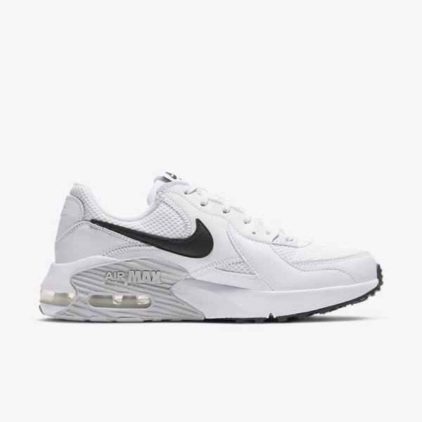 Zapatillas Nike Air Max Excee Mujer Blancas Plateadas Negras | NK045MOZ