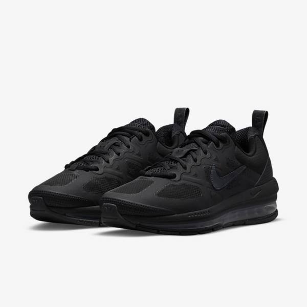 Zapatillas Nike Air Max Genome Hombre Negras Gris Oscuro | NK896RUI