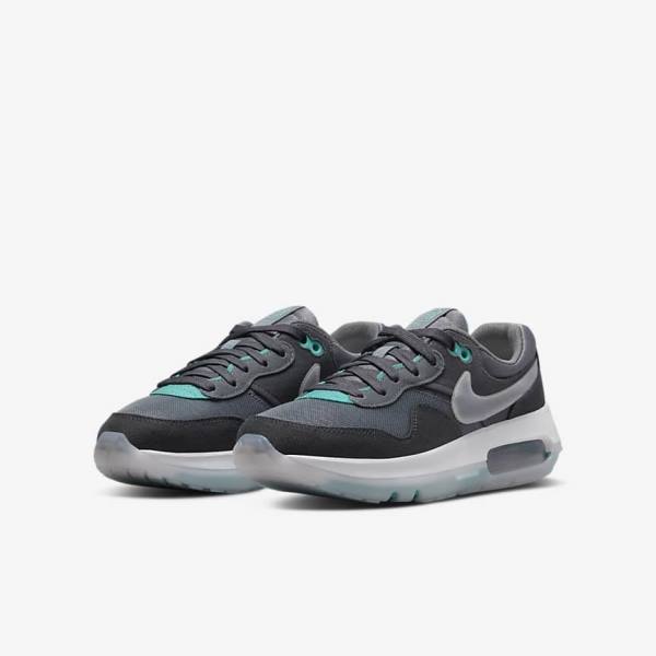 Zapatillas Nike Air Max Motif Older Niños Gris Turquesa Gris Oscuro Negras | NK094SQK