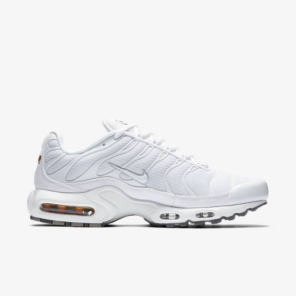 Zapatillas Nike Air Max Plus Hombre Blancas Negras Gris Blancas | NK294BIZ