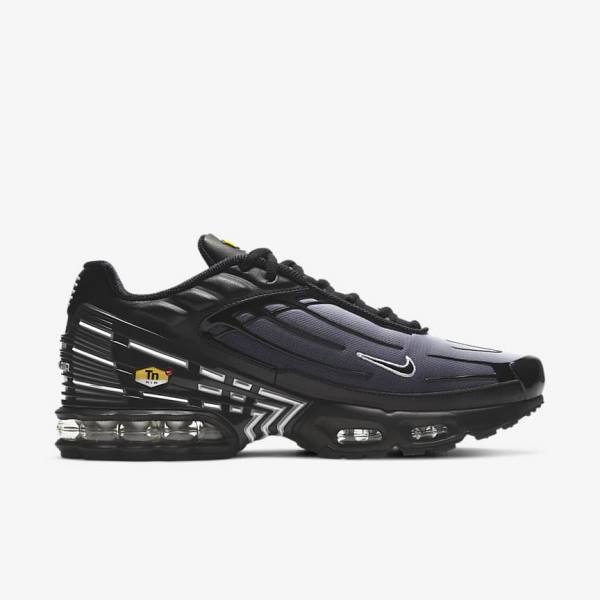 Zapatillas Nike Air Max Plus III Hombre Negras Blancas | NK756NDL