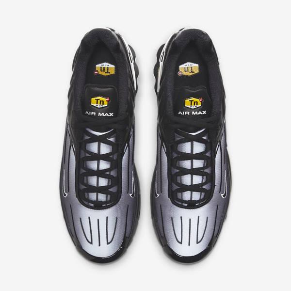 Zapatillas Nike Air Max Plus III Hombre Negras Blancas | NK756NDL