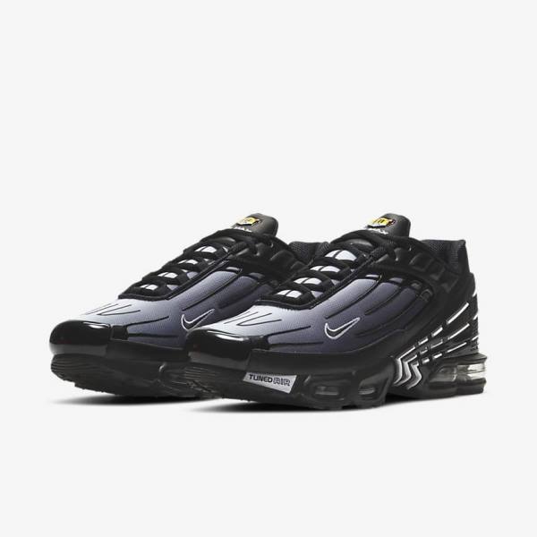 Zapatillas Nike Air Max Plus III Hombre Negras Blancas | NK756NDL