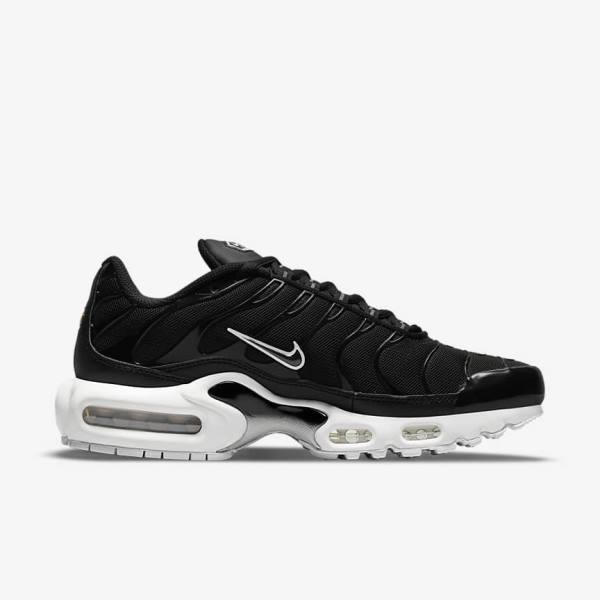 Zapatillas Nike Air Max Plus Mujer Negras Blancas | NK305WEA