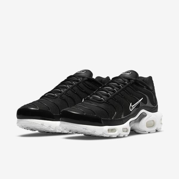 Zapatillas Nike Air Max Plus Mujer Negras Blancas | NK305WEA