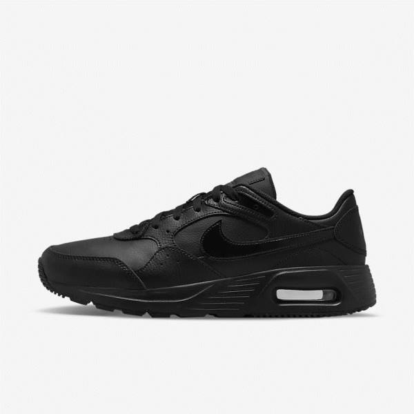 Zapatillas Nike Air Max SC Cuero Hombre Negras | NK567SOZ