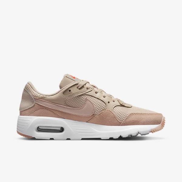 Zapatillas Nike Air Max SC Mujer Kaki Gris Rosas Blancas Rosas | NK789PHT